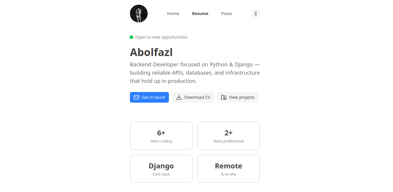 Current Website :)